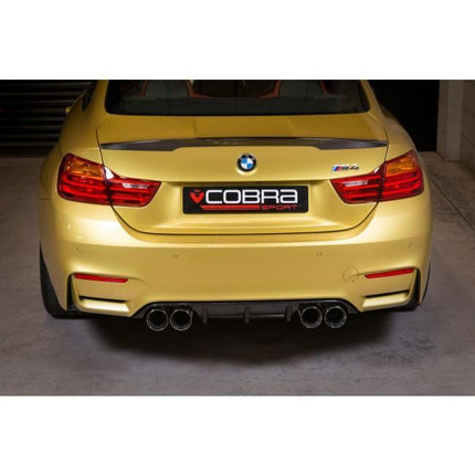 BMW M4 (F82) Coup̩ 3" Valved Secondary Cat Back Performance Exhaust - Car Enhancements UK