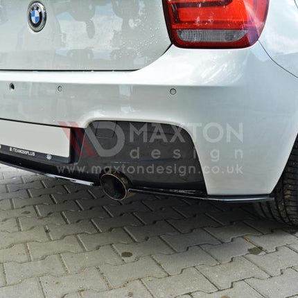 CENTRAL REAR SPLITTER BMW 1 F20/F21 M-POWER (WITHOUT VERTICAL BARS) - Car Enhancements UK
