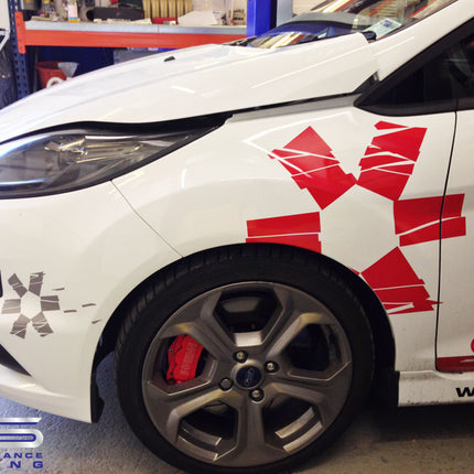 Fiesta Mk7 Bonnet spacer blocks 'release the heat' Includes ST & ZS Models - Car Enhancements UK