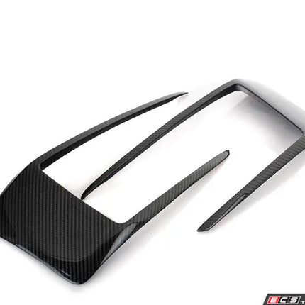ECS Tuning Carbon Fibre Front Bumper Grille Flare Set - Golf Mk7 R - Car Enhancements UK