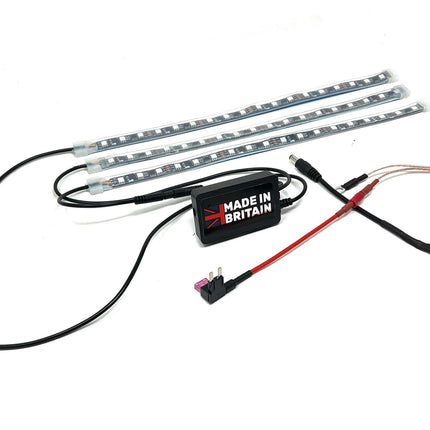 Chaser Edition RGB Footwell Kit - Universal Fit ANY Car - Car Enhancements UK