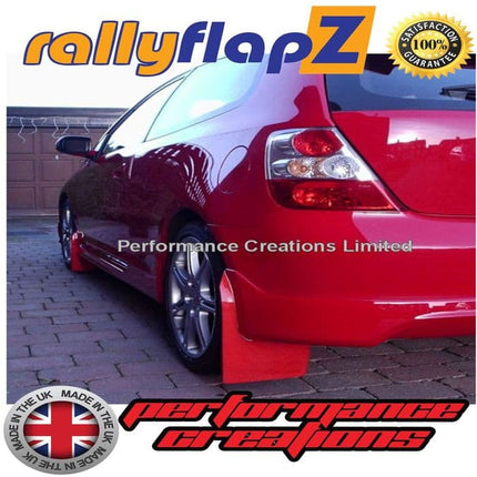 Civic Sport (2001-2007) RED MUDFLAPS - Car Enhancements UK