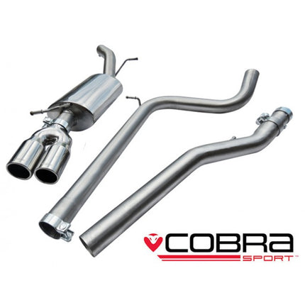Cobra Sport - Polo MK5 1.4TSI - Cat Back Exhaust System Non Resonated - Car Enhancements UK