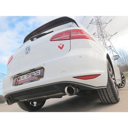 VW Golf GTD (Mk7) 2.0 TDI (5G) (14-17) GTI Style Cat Back Performance Exhaust - Car Enhancements UK