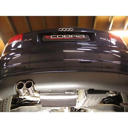 Audi A3 (8P) 2.0 TFSI Quattro (3 Door) Cat Back Performance Exhaust - Car Enhancements UK