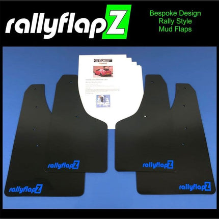CORSA D VXR (2007-2014) BLACK MUDFLAPS (rallyflapZ Logo Nitrous) - Car Enhancements UK