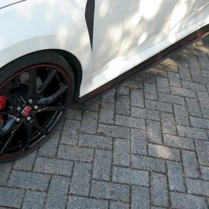 RACING SIDE SKIRTS SPLITTERS HONDA CIVIC MK10 TYPE-R (2017-UP) - Car Enhancements UK