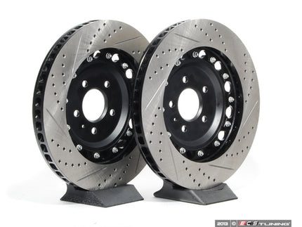 Front 2-Piece Brake Rotors - Pair (365x34) - Car Enhancements UK