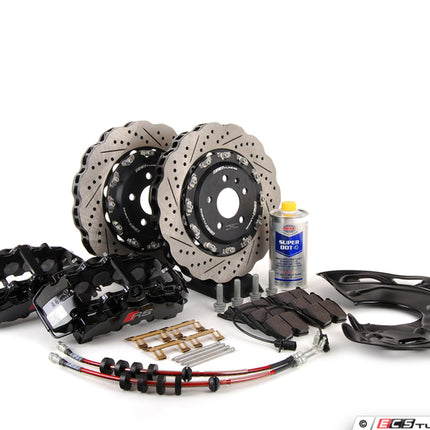 Front Big Brake Kit - Stage 3 - 2-Piece Wave Rotors (365x34) - Car Enhancements UK