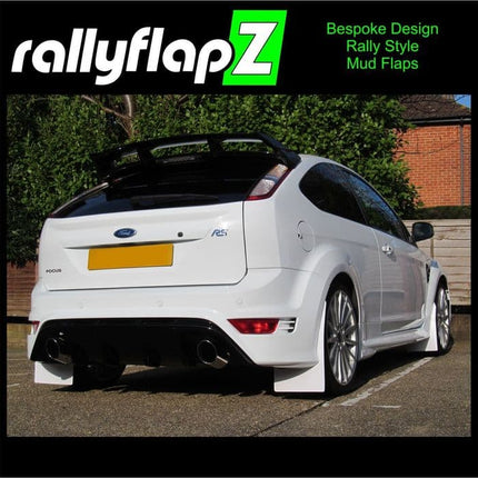 FOCUS RS Mk2 (2009-2011) WHITE MUDFLAPS - Car Enhancements UK