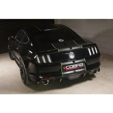 Ford Mustang 5.0 V8 GT Convertible (2015-18) Axle Back Performance Exhaust - Car Enhancements UK
