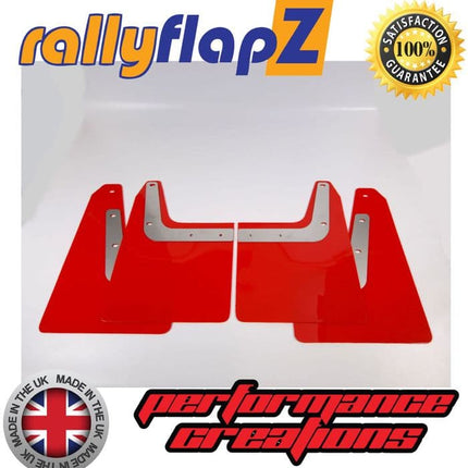 FORESTER XT (06-08) RED MUDFLAPS - Car Enhancements UK