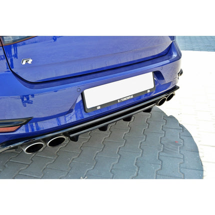 CENTRAL REAR SPLITTER VW GOLF VII R (FACELIFT) - Car Enhancements UK