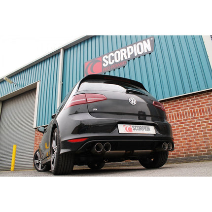 MK7 Golf R (Pre Facelift) Scorpion Cat Back - Resonated WITHOUT Valve - Car Enhancements UK