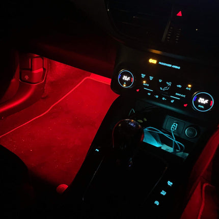 Chaser Edition RGB Footwell Kit - MK4 Focus All Models - Car Enhancements UK