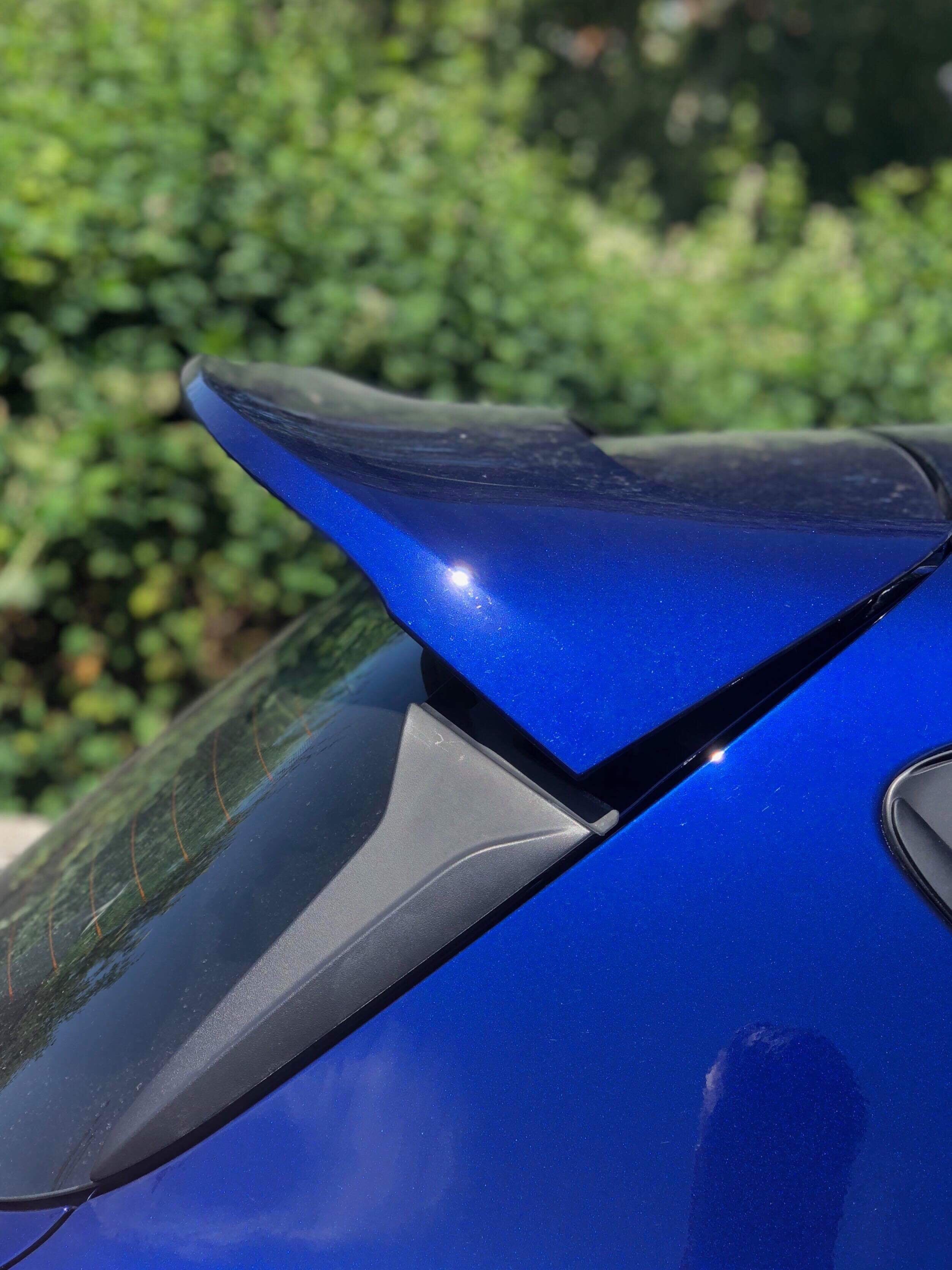 Car Mini Spoiler Wing Auto Tail Wing Carbon Fiber Air Deflector