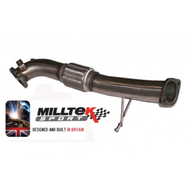 Focus ST Mk2 Milltek 3-inch (76mm) downpipe - Car Enhancements UK