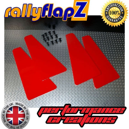 IMPREZA CLASSIC GC8 (93-01) RED MINIFLAPZ / SPLASH GUARDS - Car Enhancements UK