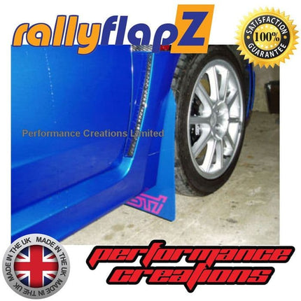 IMPREZA HATCH / SALOON (2008-2014) BLUE MUDFLAPS 'STi' STYLE LOGO PINK - Car Enhancements UK