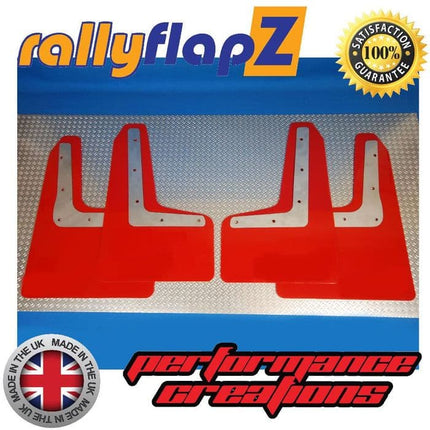 IMPREZA NEW SHAPE (2015+) RED MUDFLAPS - Car Enhancements UK