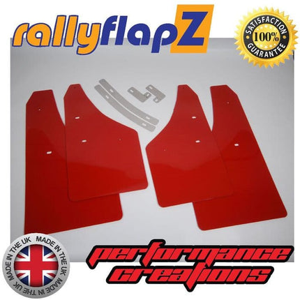 LEON MK3 3RD GEN TYPE 5F (2012+) RED MUDFLAPS - Car Enhancements UK
