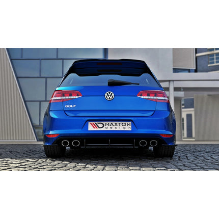 Maxton Design VW Golf R MK7 Hatchback (2013-2016) Rear Diffuser & Rear Side Splitters - Car Enhancements UK