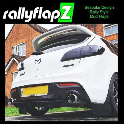 MAZDA 3 MPS (2007-2013) BLACK MUDFLAPS - Car Enhancements UK