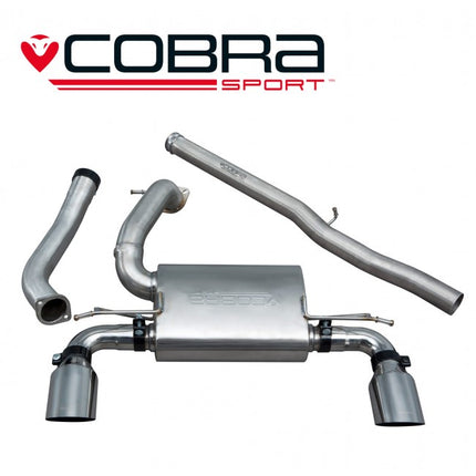 Focus RS MK3 - Cobra Cat Back Exhaust (Valveless) FD87/88 - Car Enhancements UK