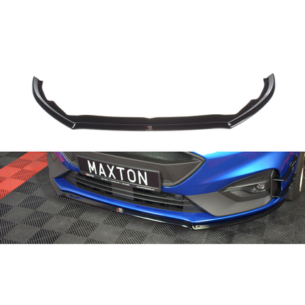 Maxton Design Ford Focus MK4 ST-Line (2018-UP) front splitter V.3 - Car Enhancements UK