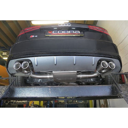 Audi S3 8V - 3 & 5 Door - Cobra Cat Back Exhaust - NO VALVE - Car Enhancements UK