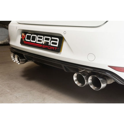 Cobra Sport MK7 Golf R Cat Back Exhaust - Non Valved / Non Resonated (Pre Facelift) - Car Enhancements UK