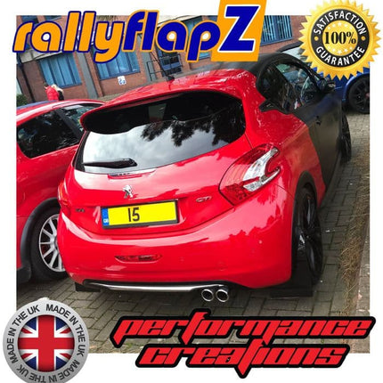 PEUGEOT 208 & GTi BLACK MUDFLAPS - Car Enhancements UK