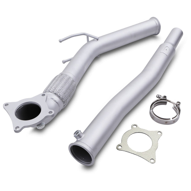 Direnza - VW Golf MK5/6 GTI Eos 2.0 TSI | Skoda Octavia | Seat Leon Cupra R 2.0 FSI 04-12 - Ceramic Coated Decat Downpipe - Car Enhancements UK