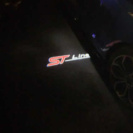 “ST Line” Emblem Replacement Puddle Unit - MK4 Focus - Car Enhancements UK