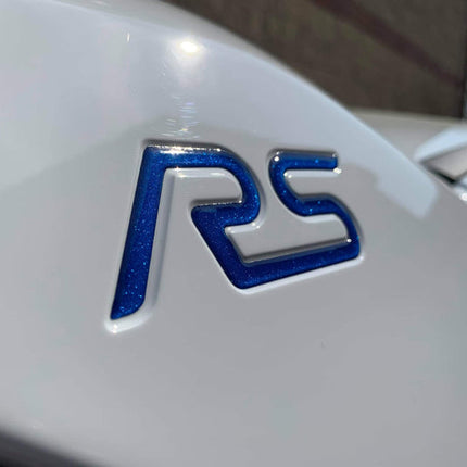 Focus Mk3 Rear Spoiler RS Badge Gel Inlays / Inserts (Set of 2) - Car Enhancements UK
