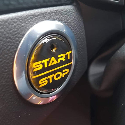 28mm Ignition Button Gel Badge - Car Enhancements UK