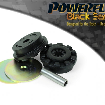 POWERFLEX BLACK SERIES - FORD FIESTA MK6 INC ST (2002-2008) LOWER ENGINE MOUNT LARGE BUSH 30MM OVAL BRACKET - Car Enhancements UK