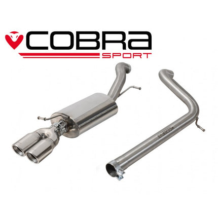 Cobra Sport - Polo MK5 1.8TSI - Cat Back Exhaust None Resonated - Car Enhancements UK