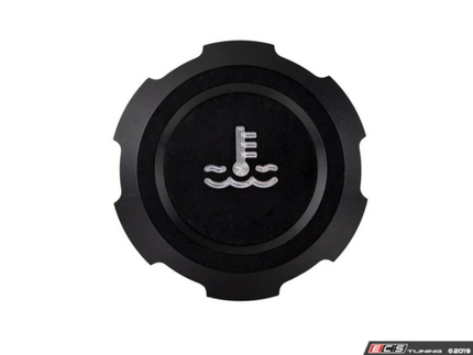 Billet Coolant Reservoir Cap - Black Anodized - Car Enhancements UK