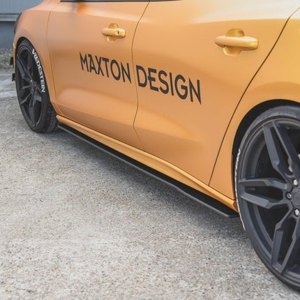 MAXTON RACING SIDE SKIRT SPLITTERS FORD FOCUS MK4 ST/ MK4 ST LINE (2019-) - Car Enhancements UK