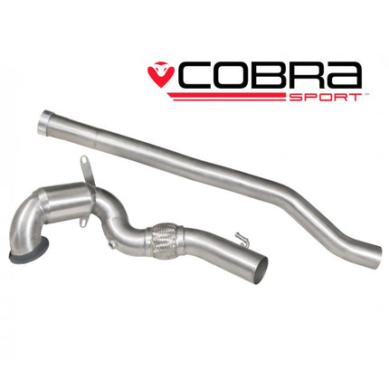 Cobra Exhaust MK7 Golf R Downpipe with Sports Cat (Facelift & Pre Facelift) - Car Enhancements UK