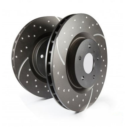 EBC Turbo Drilled and Grooved Discs Front - Golf (Mk7 ALL MODELS) - Car Enhancements UK