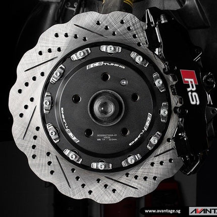Front Big Brake Kit - Stage 3 - 2-Piece Wave Rotors (365x34) - Car Enhancements UK