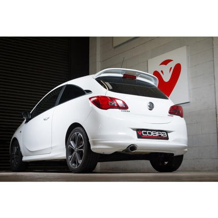 Vauxhall Corsa E 1.4 Turbo (15-19) Venom Box Delete Rear Performance Exhaust - Car Enhancements UK